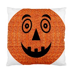 Fabric Halloween Pumpkin Funny Standard Cushion Case (two Sides) by Celenk