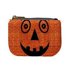 Fabric Halloween Pumpkin Funny Mini Coin Purses by Celenk