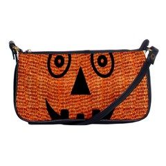 Fabric Halloween Pumpkin Funny Shoulder Clutch Bags by Celenk