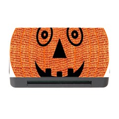 Fabric Halloween Pumpkin Funny Memory Card Reader With Cf by Celenk