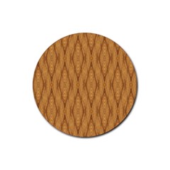 Wood Background Backdrop Plank Rubber Round Coaster (4 Pack)  by Celenk