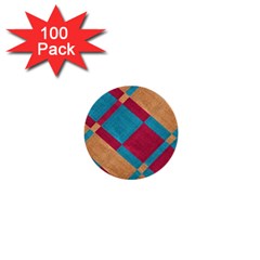 Fabric Textile Cloth Material 1  Mini Buttons (100 Pack) 