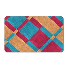 Fabric Textile Cloth Material Magnet (rectangular) by Celenk