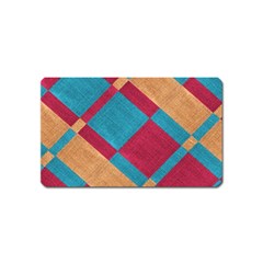 Fabric Textile Cloth Material Magnet (name Card) by Celenk