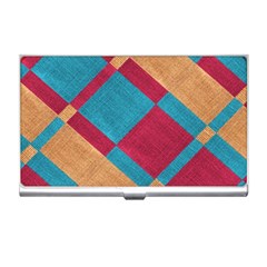 Fabric Textile Cloth Material Business Card Holders by Celenk