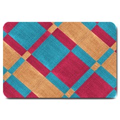 Fabric Textile Cloth Material Large Doormat  by Celenk