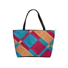 Fabric Textile Cloth Material Shoulder Handbags by Celenk