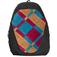 Fabric Textile Cloth Material Backpack Bag by Celenk