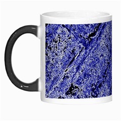 Texture Blue Neon Brick Diagonal Morph Mugs