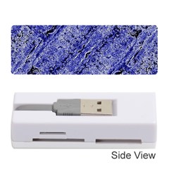 Texture Blue Neon Brick Diagonal Memory Card Reader (stick) 