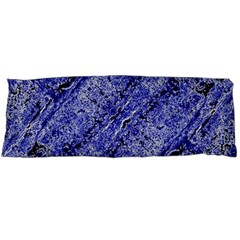 Texture Blue Neon Brick Diagonal Body Pillow Case (dakimakura) by Celenk