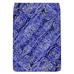 Texture Blue Neon Brick Diagonal Flap Covers (l)  by Celenk