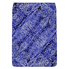 Texture Blue Neon Brick Diagonal Flap Covers (s)  by Celenk