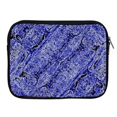 Texture Blue Neon Brick Diagonal Apple Ipad 2/3/4 Zipper Cases by Celenk