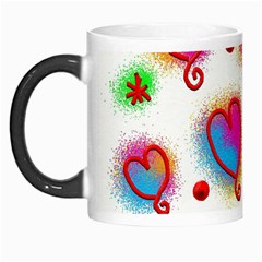 Love Hearts Shapes Doodle Art Morph Mugs