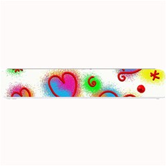 Love Hearts Shapes Doodle Art Small Bar Mats