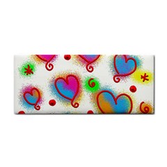 Love Hearts Shapes Doodle Art Cosmetic Storage Cases