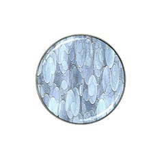 Bubbles Texture Blue Shades Hat Clip Ball Marker by Celenk