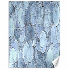 Bubbles Texture Blue Shades Canvas 12  X 16   by Celenk