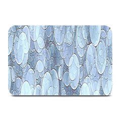 Bubbles Texture Blue Shades Plate Mats by Celenk