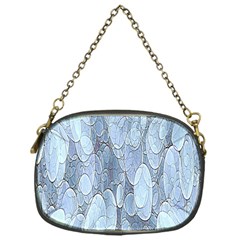 Bubbles Texture Blue Shades Chain Purses (one Side)  by Celenk