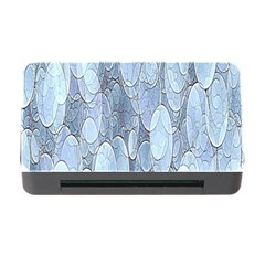 Bubbles Texture Blue Shades Memory Card Reader With Cf by Celenk