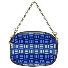 Textiles Texture Structure Grid Chain Purses (two Sides)  by Celenk