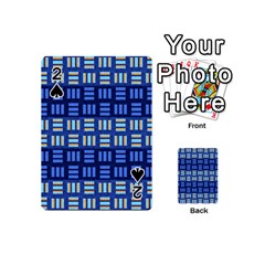 Textiles Texture Structure Grid Playing Cards 54 (mini) 