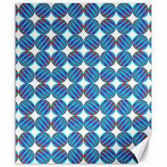 Geometric Dots Pattern Rainbow Canvas 20  x 24  