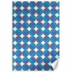 Geometric Dots Pattern Rainbow Canvas 20  x 30  