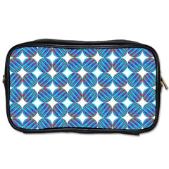 Geometric Dots Pattern Rainbow Toiletries Bags