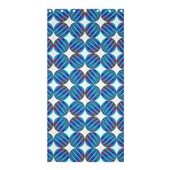 Geometric Dots Pattern Rainbow Shower Curtain 36  X 72  (stall)  by Celenk