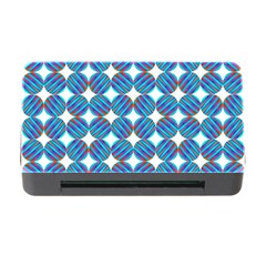 Geometric Dots Pattern Rainbow Memory Card Reader with CF