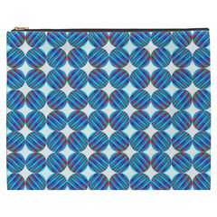 Geometric Dots Pattern Rainbow Cosmetic Bag (XXXL) 