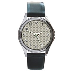 Background Website Pattern Soft Round Metal Watch by Celenk