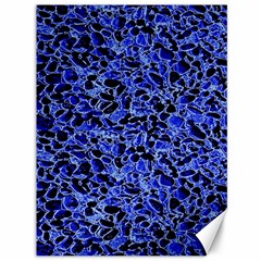 Texture Structure Electric Blue Canvas 36  X 48   by Celenk