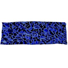 Texture Structure Electric Blue Body Pillow Case Dakimakura (two Sides) by Celenk