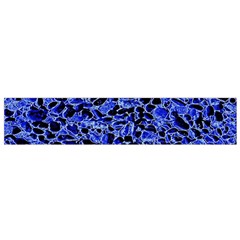 Texture Structure Electric Blue Small Flano Scarf by Celenk