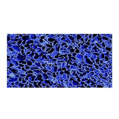 Texture Structure Electric Blue Satin Wrap by Celenk