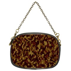 Camouflage Tarn Forest Texture Chain Purses (two Sides)  by Celenk