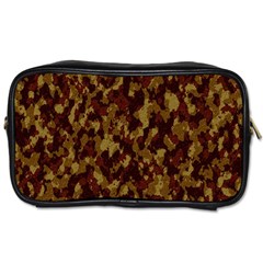 Camouflage Tarn Forest Texture Toiletries Bags by Celenk