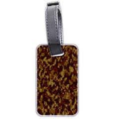 Camouflage Tarn Forest Texture Luggage Tags (Two Sides)