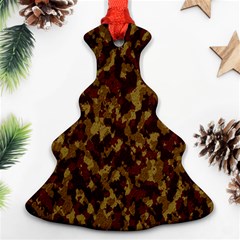 Camouflage Tarn Forest Texture Christmas Tree Ornament (Two Sides)