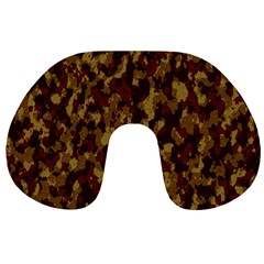 Camouflage Tarn Forest Texture Travel Neck Pillows by Celenk