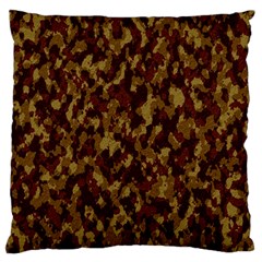 Camouflage Tarn Forest Texture Large Flano Cushion Case (two Sides) by Celenk