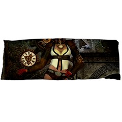 Steampunk, Steampunk Women With Clocks And Gears Body Pillow Case Dakimakura (two Sides) by FantasyWorld7