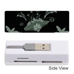 Surfboard With Dolphin, Flowers, Palm And Turtle Memory Card Reader (Stick)  Front