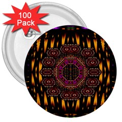 A Flaming Star Is Born On The  Metal Sky 3  Buttons (100 Pack)  by pepitasart