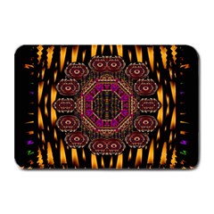 A Flaming Star Is Born On The  Metal Sky Plate Mats by pepitasart