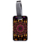 A Flaming Star Is Born On The  Metal Sky Luggage Tags (Two Sides) Front